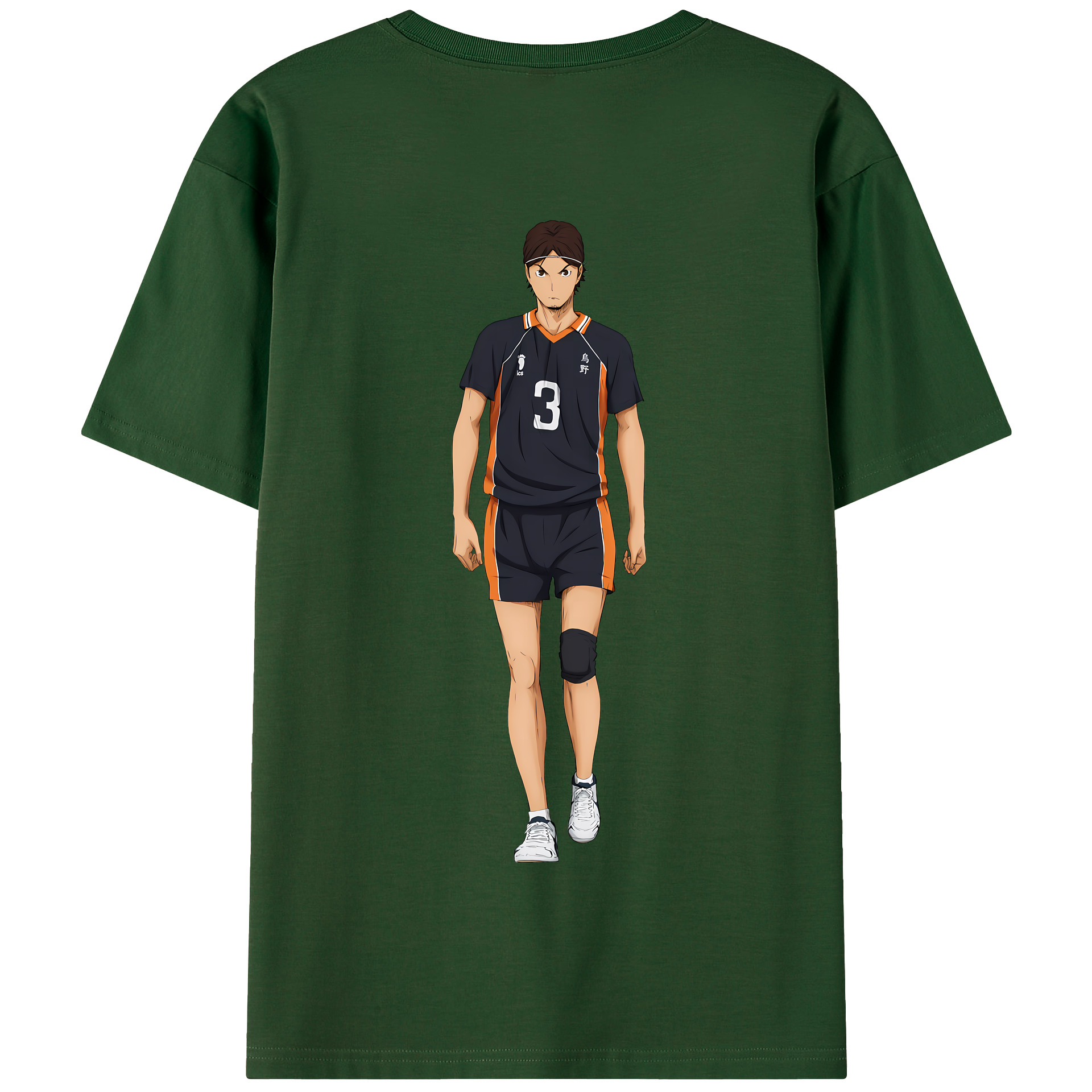（画像用） ハイキュー!! Haikyu!! 綿100％半袖Tシャツ（背面プリント）